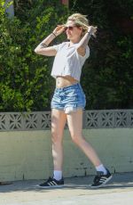 KRISTENS TEWART in Daisy Dukes Out in Los Feliz 03/03/2020