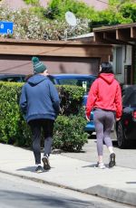 KRYSTEN RITTER Out Hiking in Los Angeles 03/17/2020