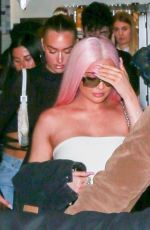 KYLIE JENNER and ANASTASIA KARANIKLAOU at Nice Guy in West Hollywood 03/04/2020