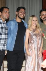KYLIE MINOGUE Leaves Her Hotel in Sao Paulo 03/05/2020