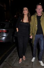 KYM MARSH and Antony Cotton at Rosso Restaurant in Manchester 03/07/2020