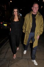 KYM MARSH and Antony Cotton at Rosso Restaurant in Manchester 03/07/2020