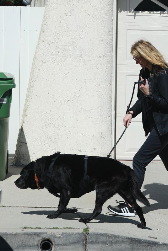 LAURA DERN Out with Her Dogs in Los Angeles 03/21/2020