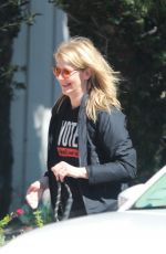 LAURA DERN Out with Her Dogs in Los Angeles 03/21/2020