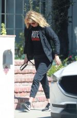 LAURA DERN Out with Her Dogs in Los Angeles 03/21/2020