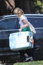 LAURA DERN Wearing a Mask Out in Los Angeles 03/30/2020