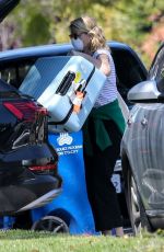 LAURA DERN Wearing a Mask Out in Los Angeles 03/30/2020
