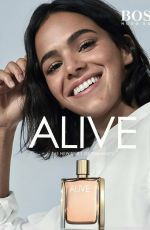 LAURA HARRIER, CHLOE BENNET, BRUNA MARQUEZINE and EMMA ROBERTS - Faces of the Alive Fragrance by Boss #feelalive