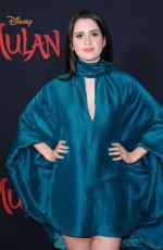 LAURA MARANO at Mulan Premiere in Hollywood 03/09/2020