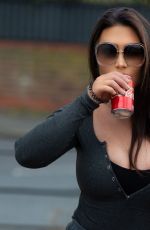 LAUREN GOODGER Leaves Her Home in London 03/23/2020