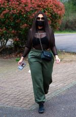 LAUREN GOODGER Wears Face Mask Out in Essex 03/20/2020