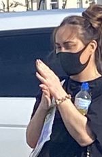 LAURYN GOODMAN Wearing Face Mask Out in London 03/26/2020