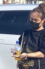 LAURYN GOODMAN Wearing Face Mask Out in London 03/26/2020