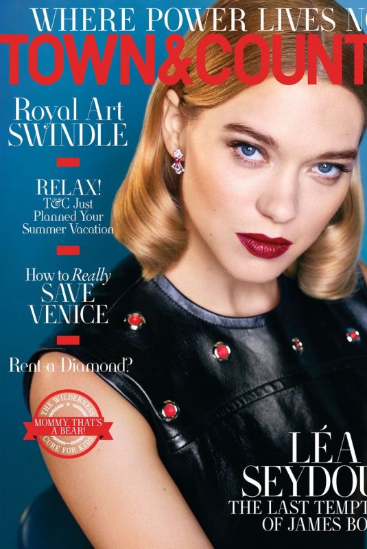 LEA SEYDOUX in Town & Country Magazine, April 2020