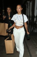 LEIGH-ANNE PINNOCK Leaves #ownthetable Event in London 03/10/2020