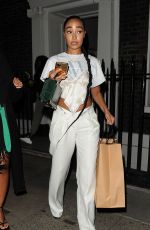 LEIGH-ANNE PINNOCK Leaves #ownthetable Event in London 03/10/2020