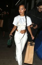 LEIGH-ANNE PINNOCK Leaves #ownthetable Event in London 03/10/2020