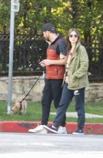 LILY COLLINS and Charlie McDowell Out for Her 31st Birthday in Los Angeles 03/18/2020