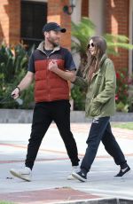 LILY COLLINS and Charlie McDowell Out for Her 31st Birthday in Los Angeles 03/18/2020