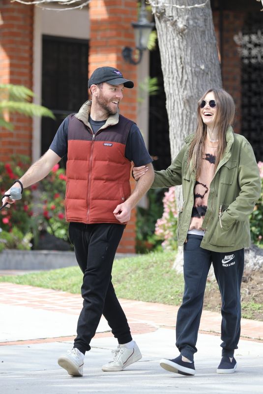 LILY COLLINS and Charlie McDowell Out for Her 31st Birthday in Los Angeles 03/18/2020
