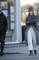 LILY JAMES and Matt Smith Out in London 03/29/2020