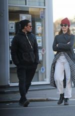 LILY JAMES and Matt Smith Out in London 03/29/2020