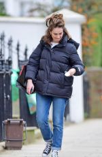 LILY JAMES Out and About in London 03/14/2020