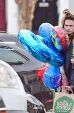 LILY JAMES Out and About in London 03/23/2020