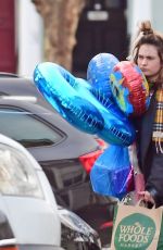 LILY JAMES Out and About in London 03/23/2020