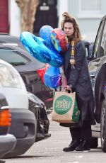 LILY JAMES Out and About in London 03/23/2020