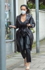 LISA MAFFIA with a Mask Out in London 03/20/2020