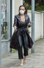 LISA MAFFIA with a Mask Out in London 03/20/2020