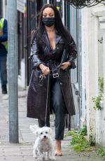 LISA MAFFIA with a Mask Out in London 03/20/2020