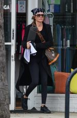 LISA RINNA Leaves Yoga Class in Studio City 03/12/2020