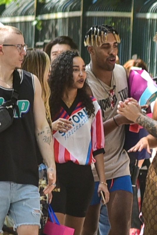 LITTLE MIXX Out at Paulista Avenue in Sao Paulo 03/07/2020