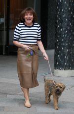 lLORRAINE KELLY Leaves ITV Studios in London 03/04/2020