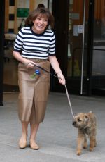 lLORRAINE KELLY Leaves ITV Studios in London 03/04/2020