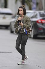 LUCY HALE Arrives at a Gym in Los Angeles 03/14/2020