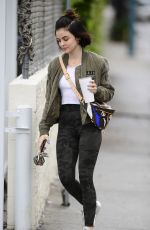 LUCY HALE Arrives at a Gym in Los Angeles 03/14/2020