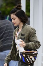 LUCY HALE Arrives at a Gym in Los Angeles 03/14/2020