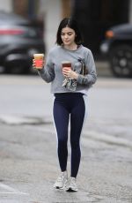 LUCY HALE Heading to a Gym in Los Angeles 03/10/2020