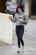 LUCY HALE Heading to a Gym in Los Angeles 03/10/2020