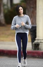 LUCY HALE Heading to a Gym in Los Angeles 03/10/2020
