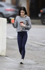 LUCY HALE Heading to a Gym in Los Angeles 03/10/2020