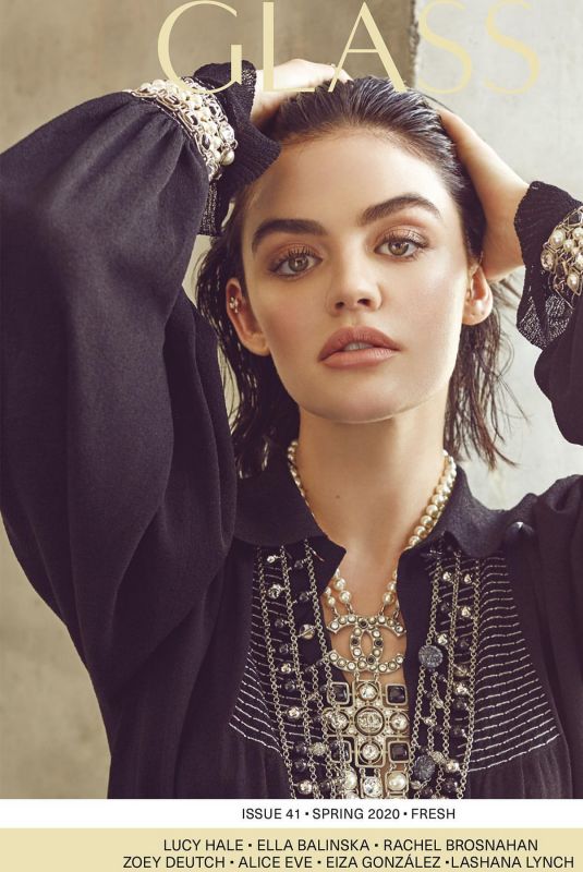 LUCY HALE in Glass Magazine, Spring 2020