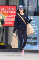 LUCY HALE Out at Grocery Shopping in Los Angeles 03/26/2020