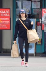 LUCY HALE Out at Grocery Shopping in Los Angeles 03/26/2020