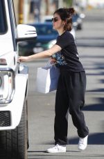 LUCY HALE Out for Coffee in Los Angeles 03/28/2020