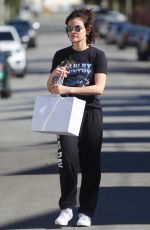 LUCY HALE Out for Coffee in Los Angeles 03/28/2020