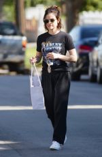 LUCY HALE Out for Coffee in Los Angeles 03/28/2020